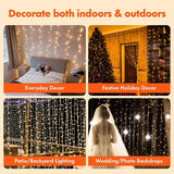 3M LED Lights String Fairy Decoration USB Holiday Curtain Garland Lamp 8 Mode for Home Garden Christmas Party New Year Wedding