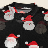 Women's Casual Printed Hollow Mesh T-shirt Top