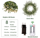 36M Cluster LED Christmas String Lights Outdoor Decoration Garden Tree Waterproof Lamp for Halloween Party Home Holiday Lighting